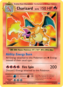 Charizard Pokémon card